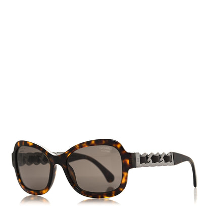 Chanel Acetate Chain Sunglasses 5465-Q Tortoise 1 of 7