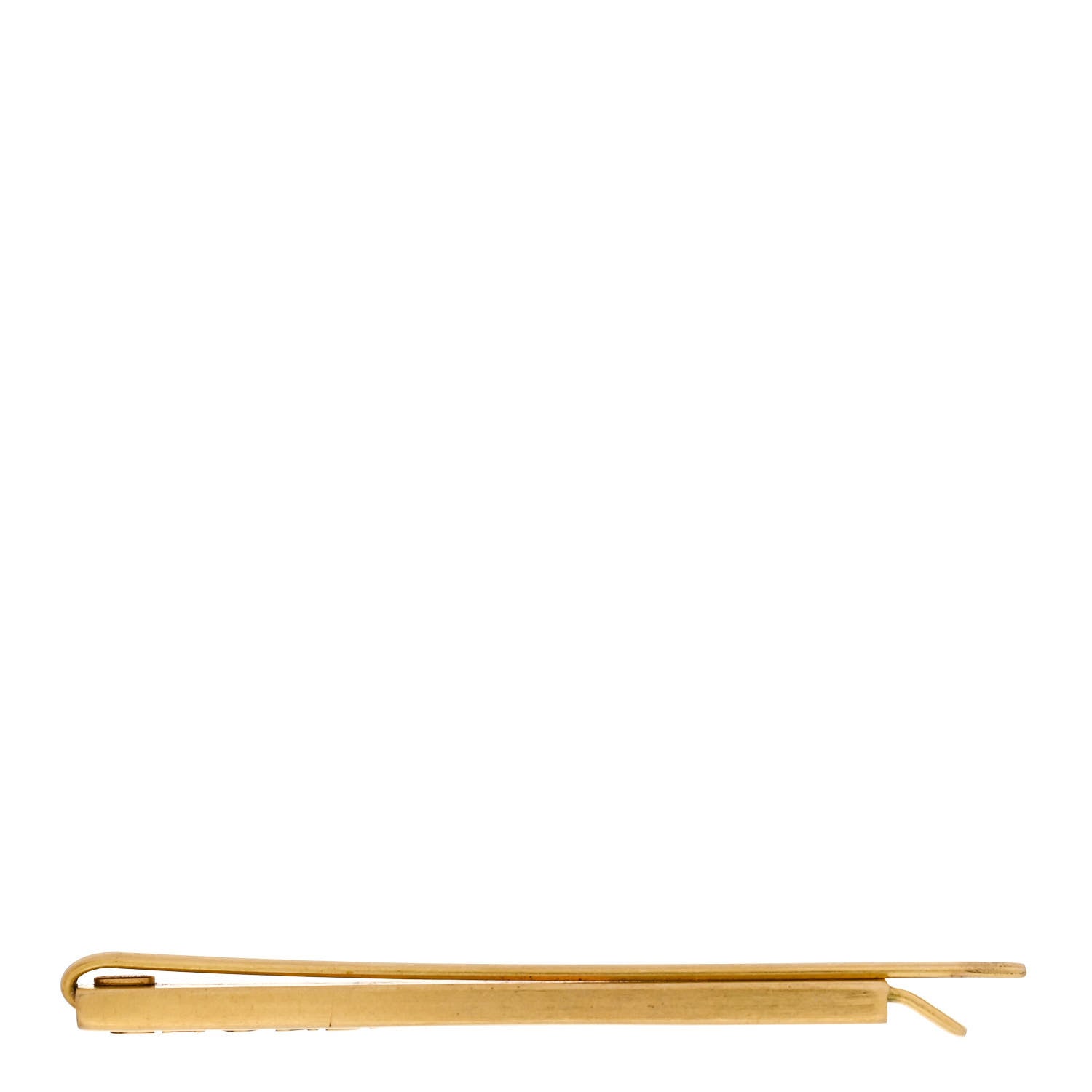 Chanel Metal Logo Hair Pin Gold 3 of 5