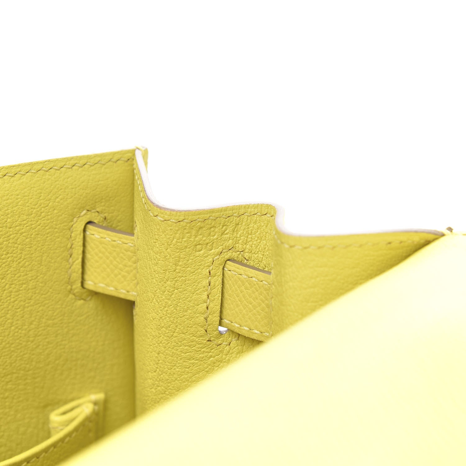 Hermes Epsom Kelly Sellier 28 Lime 7 of 11
