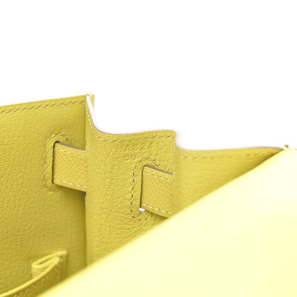Hermes Epsom Kelly Sellier 28 Lime 7 of 11
