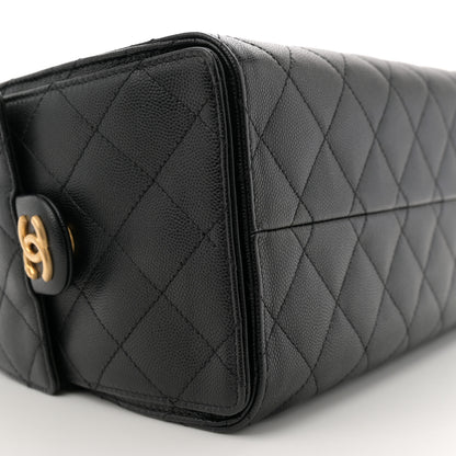 Chanel Caviar Quilted Small Chanel 25 Handbag Black 9 of 12