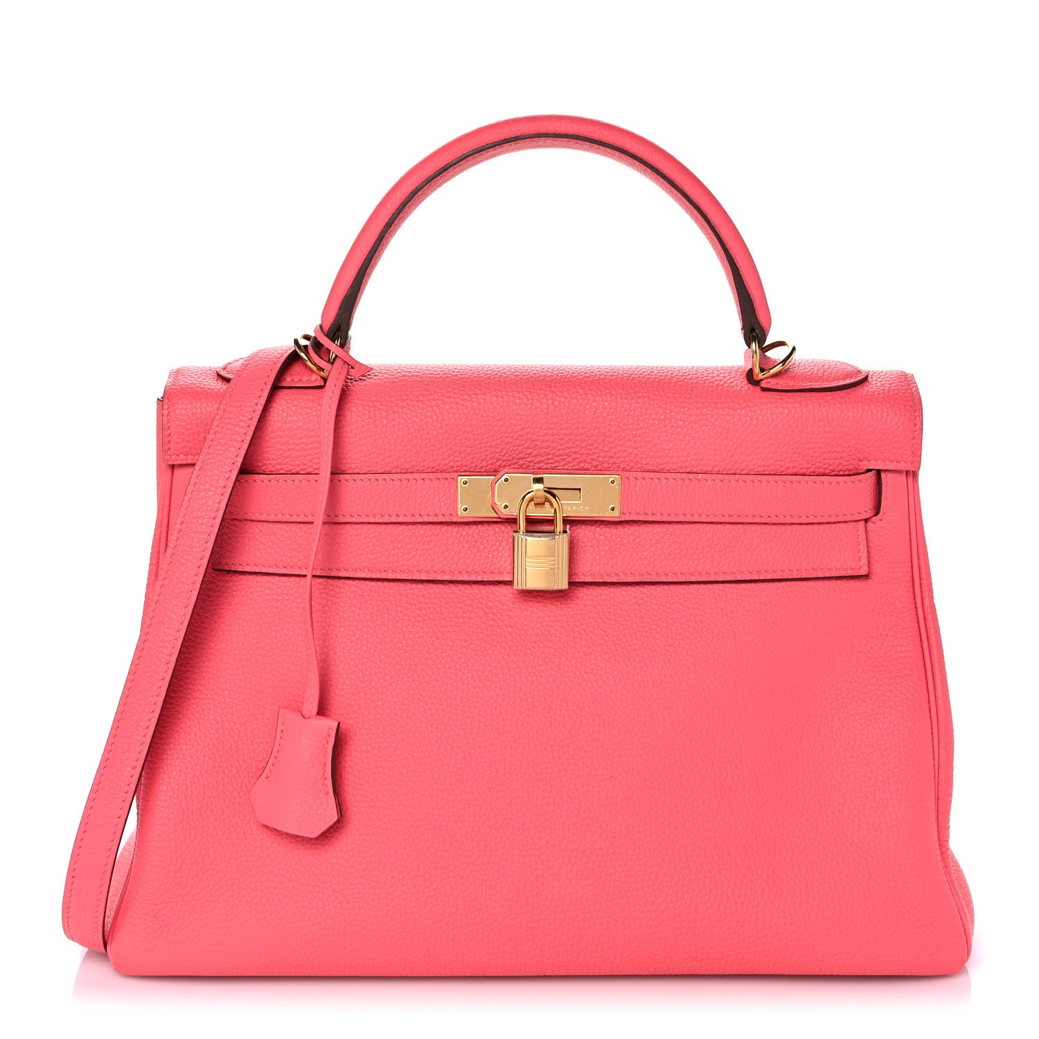 Hermes Togo Kelly Retourne 32 Rose Lipstick 1 of 40