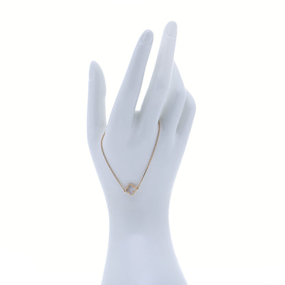 Van Cleef & Arpels 18K Yellow Gold Mother of Pearl Sweet Alhambra Bracelet 2 of 10