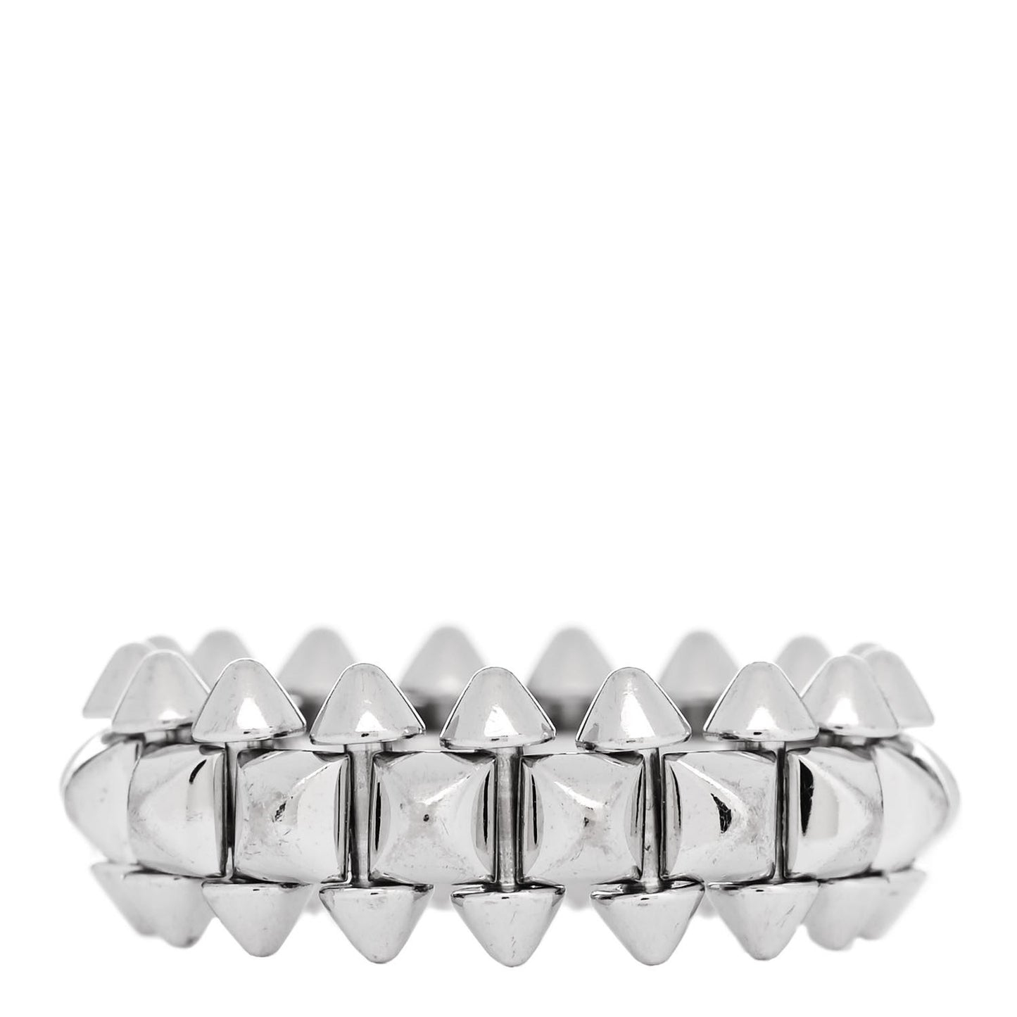 18K White Gold MM Clash De Cartier Ring 52 6
