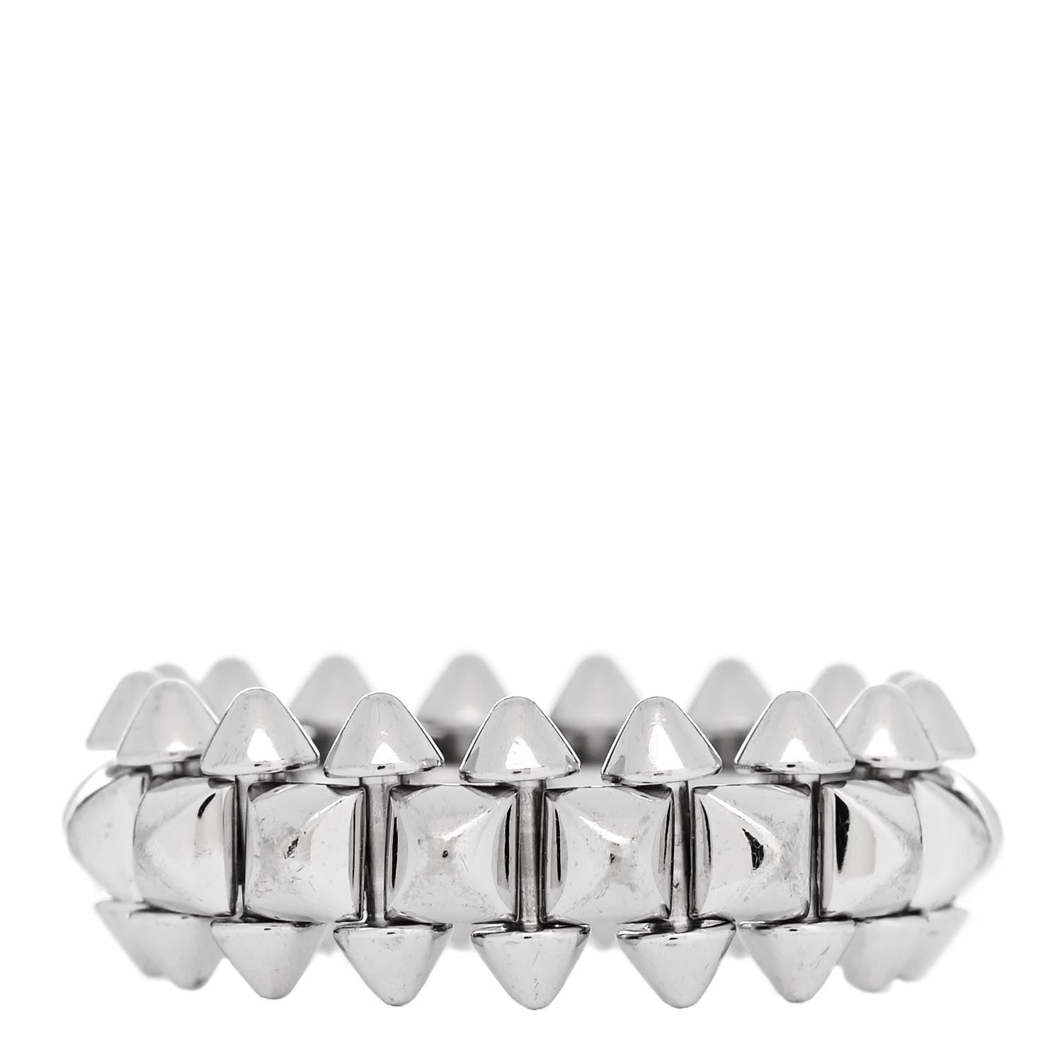Cartier 18K White Gold MM Clash De Cartier Ring 52 6 3 of 5