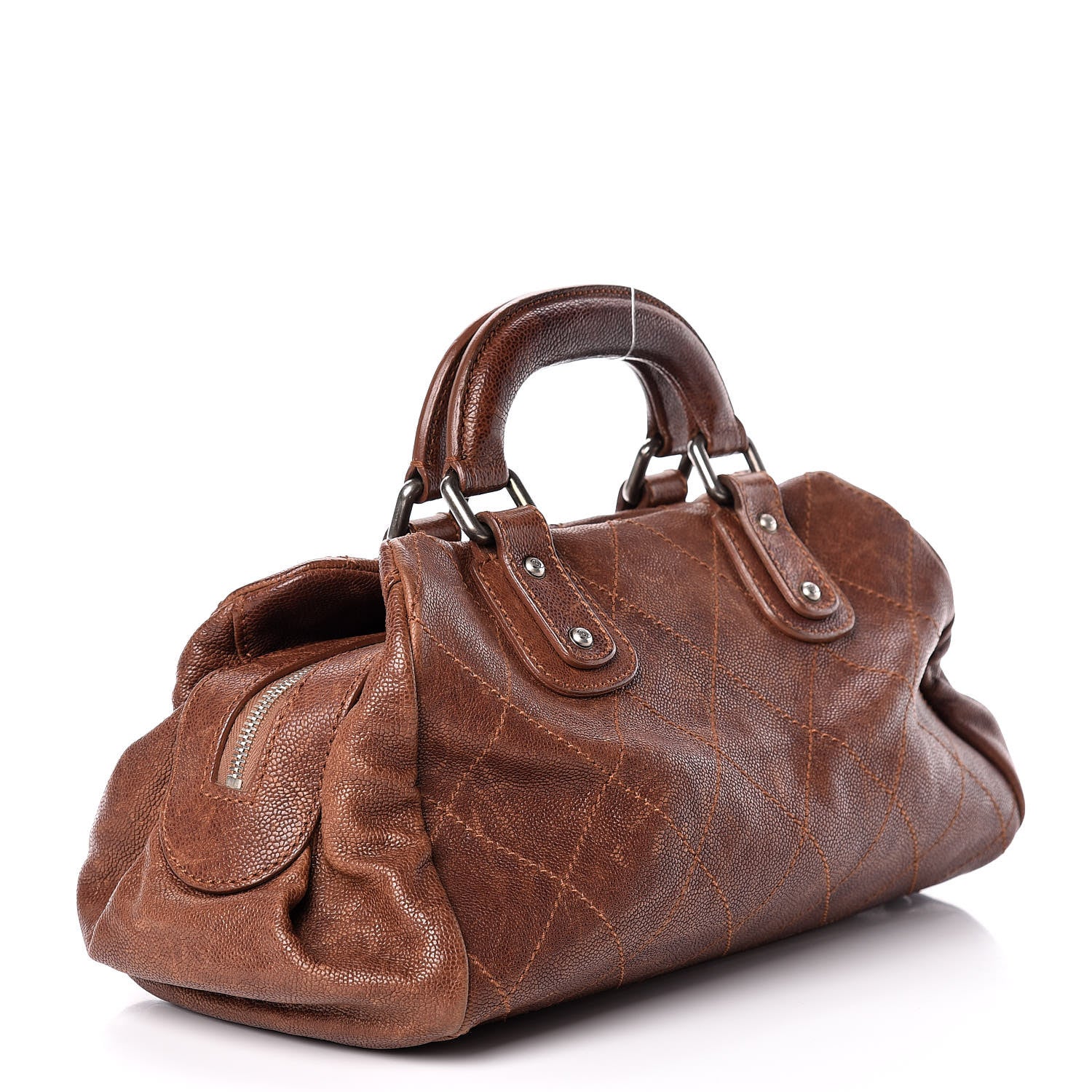 Chanel Caviar Small Outdoor Ligne Doctor Bag Brown 3 of 16