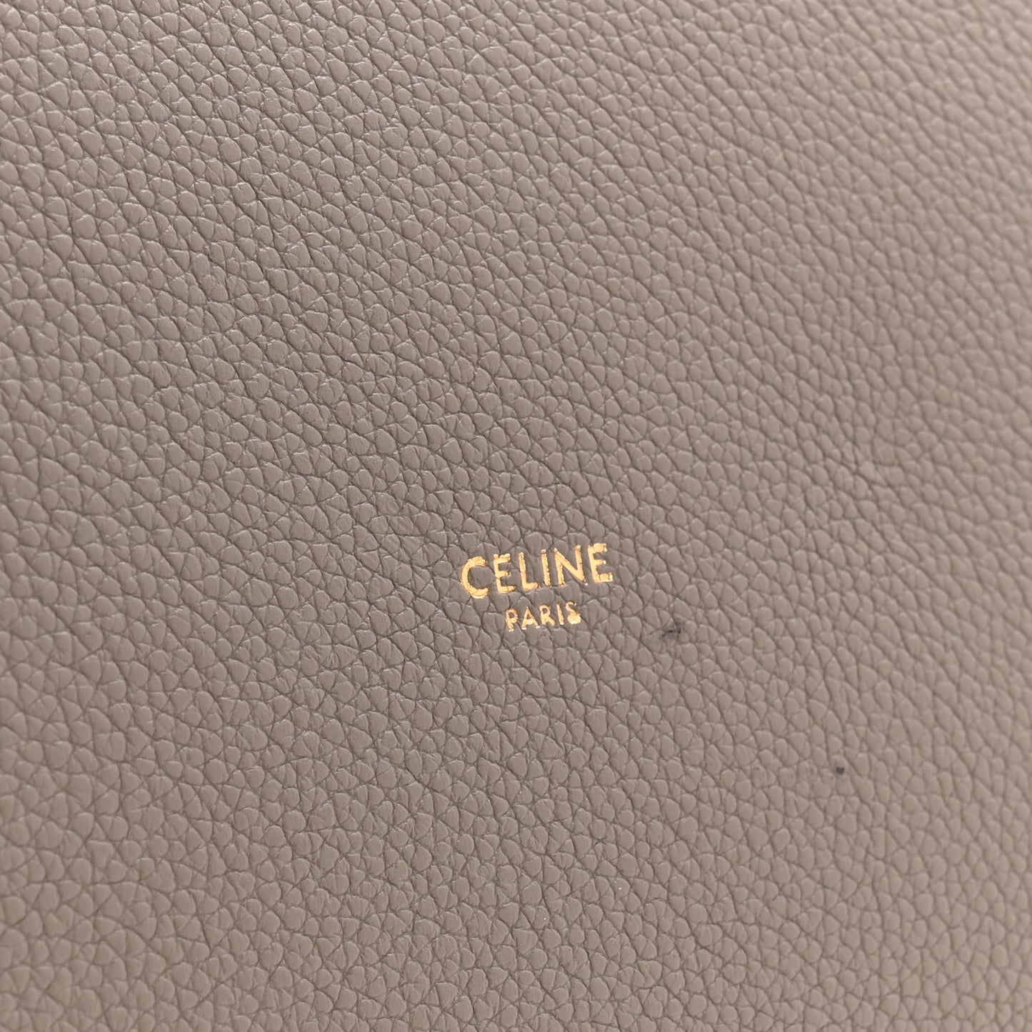 Supple Grained Calfskin Bucket 16 Bag Pebble