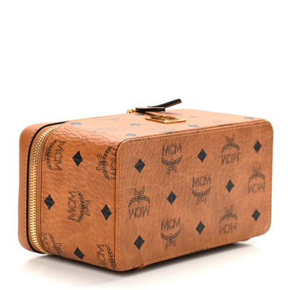 MCM Visetos Vanity Case Cognac 4 of 9