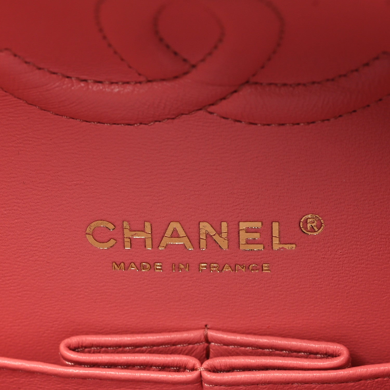 Chanel Iridescent Lambskin Quilted Medium Double Flap Pink 6 of 9