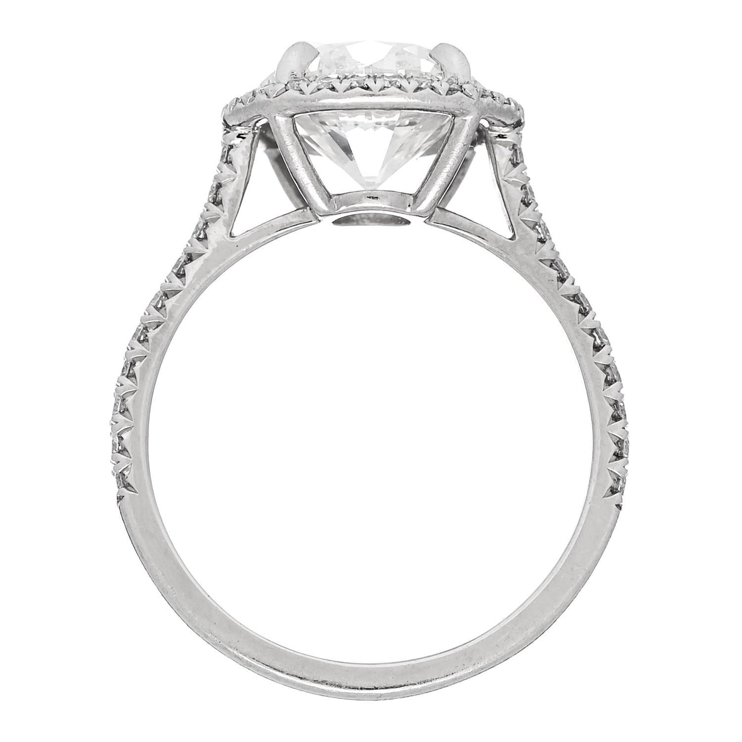 Platinum Diamond 2.50ct Soleste Round Brilliant Engagement Ring 52 6