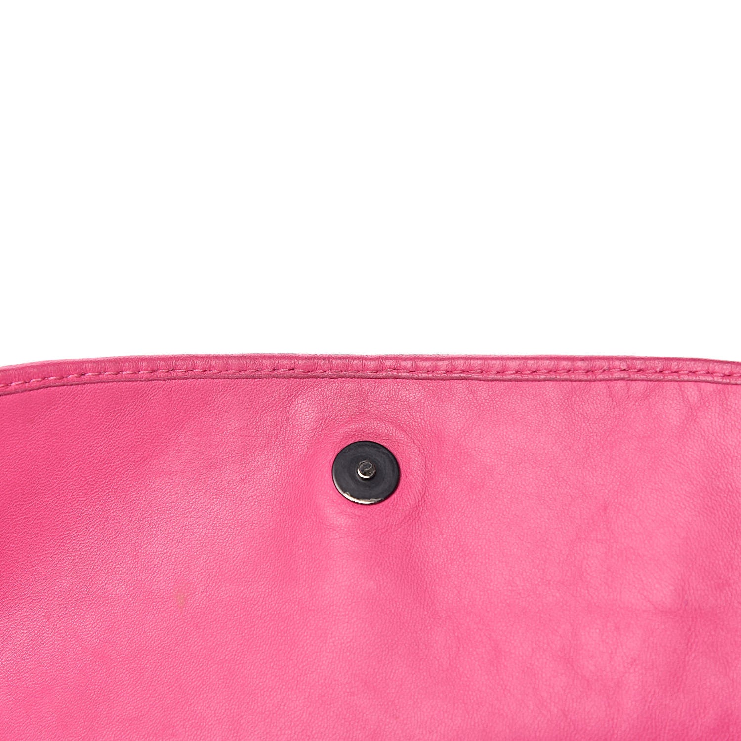 Bottega Veneta Nappa Intrecciato Mini Flap Crossbody Fuchsia 7 of 21