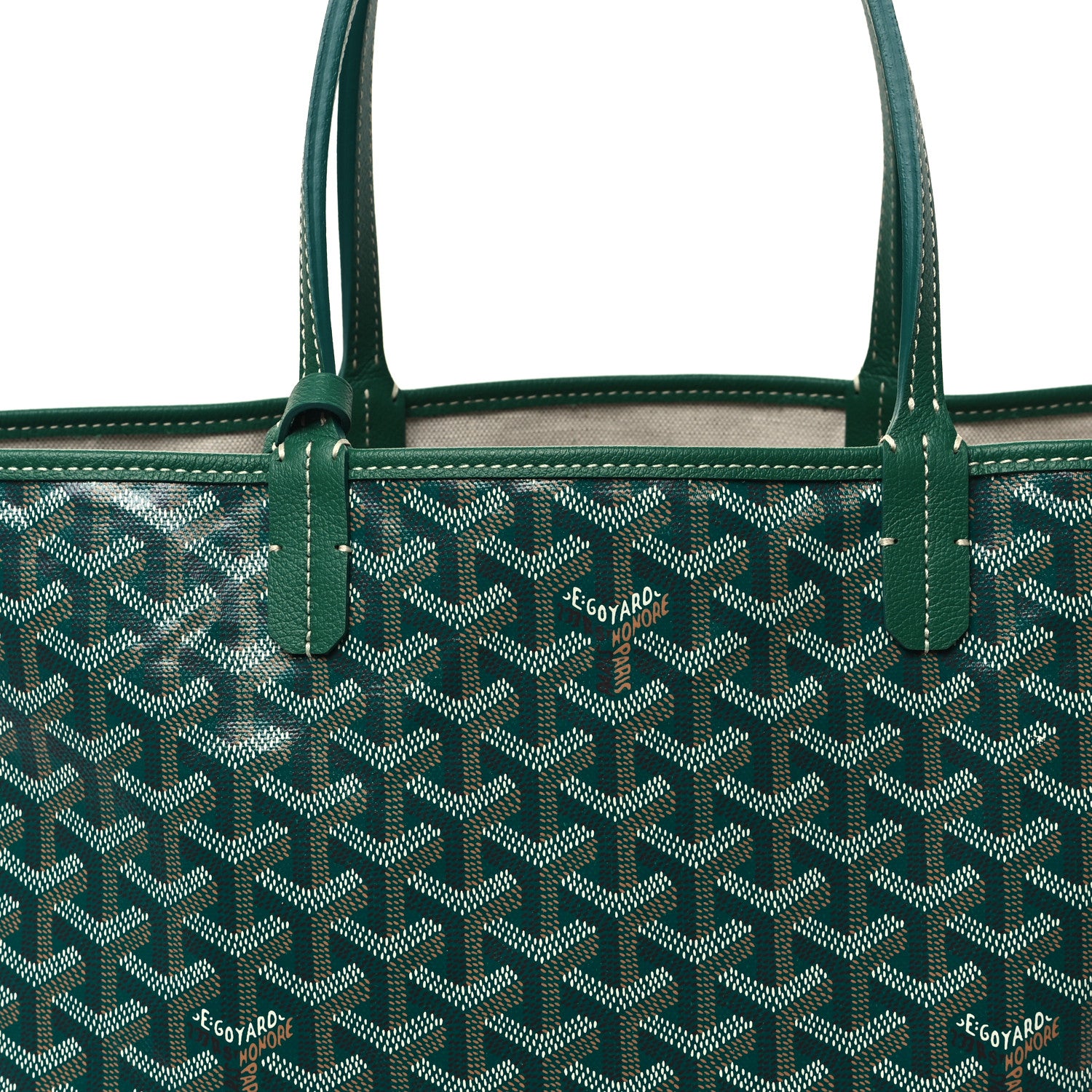 Goyard Goyardine Saint Louis PM Green 8 of 10