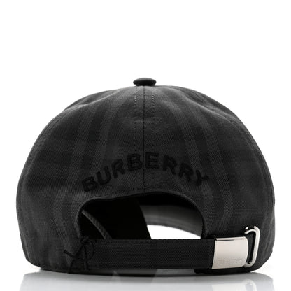 Burberry Cotton Check Baseball Hat L Charcoal 6 of 11