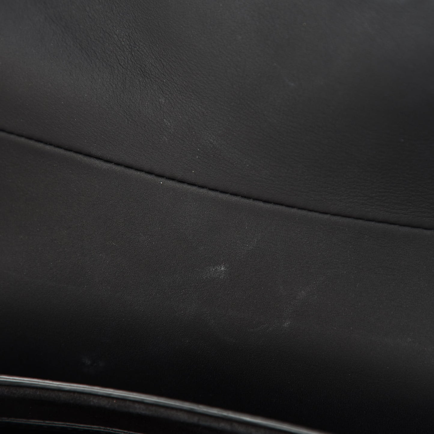 Ultra Matte Calfskin Saddle Bag Black