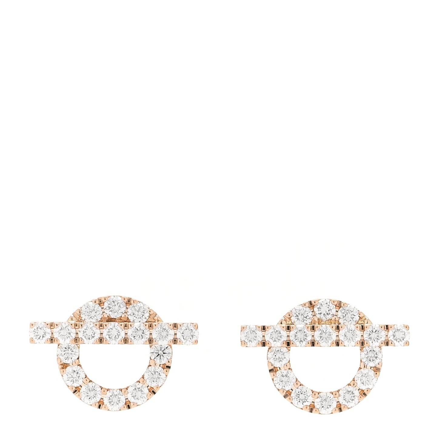 18K Rose Gold Diamond Finesse Earrings