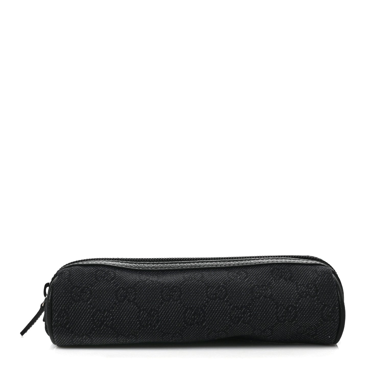 Denim Monogram Small Cosmetic Case Black