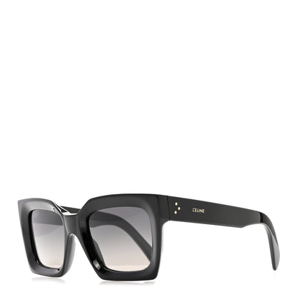 Celine Acetate Square Sunglasses CL401301 Black 1 of 7