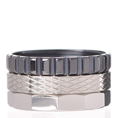 Tiffany Stainless Steel Titanium Paloma Caliper Ring 60 9 1 of 7