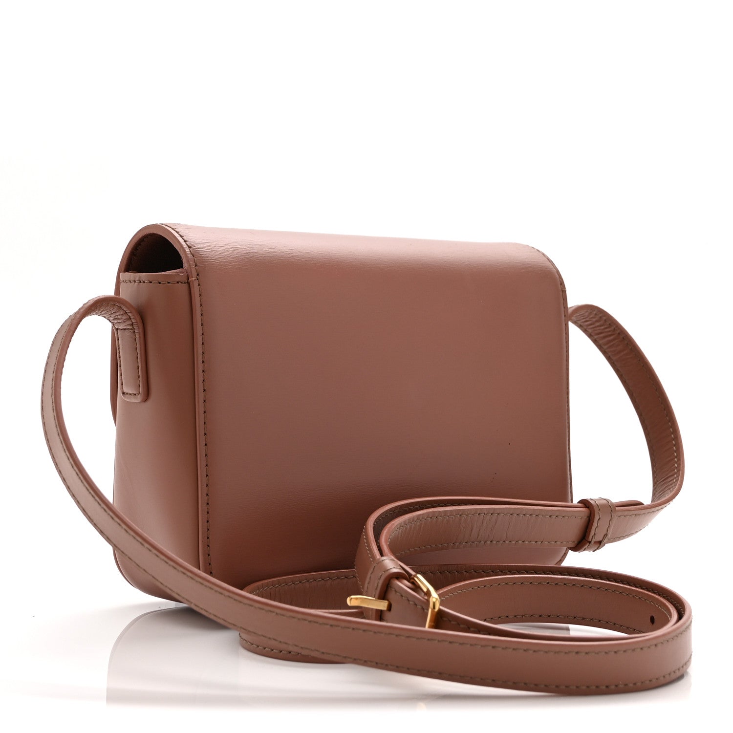 Celine Shiny Calfskin Teen Triomphe Pink 3 of 11