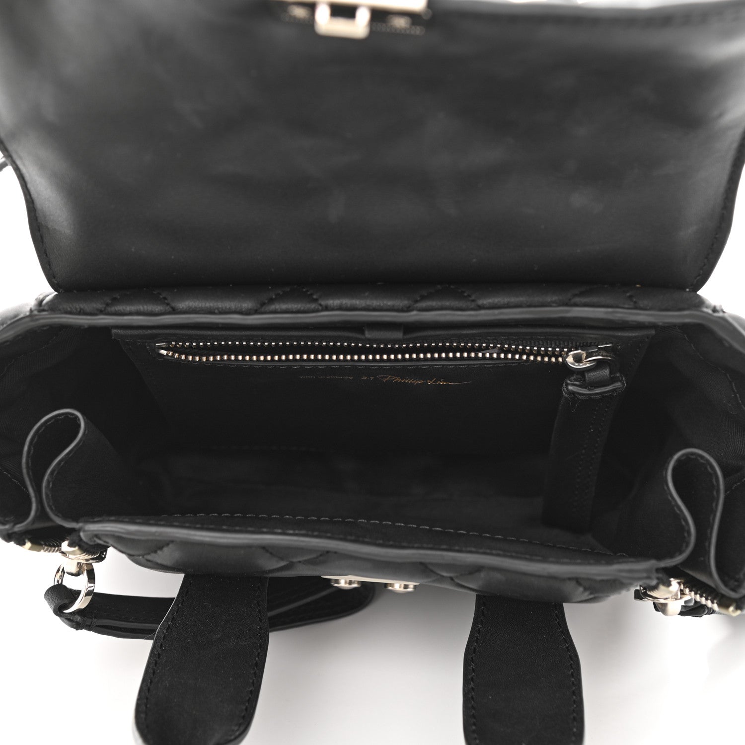 3.1 Phillip Lim Calfskin Quilted Mini Pashli Satchel Black 5 of 9