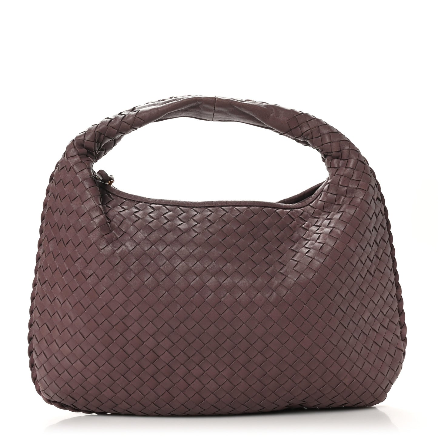 Nappa Intrecciato Medium Veneta Hobo Lilac