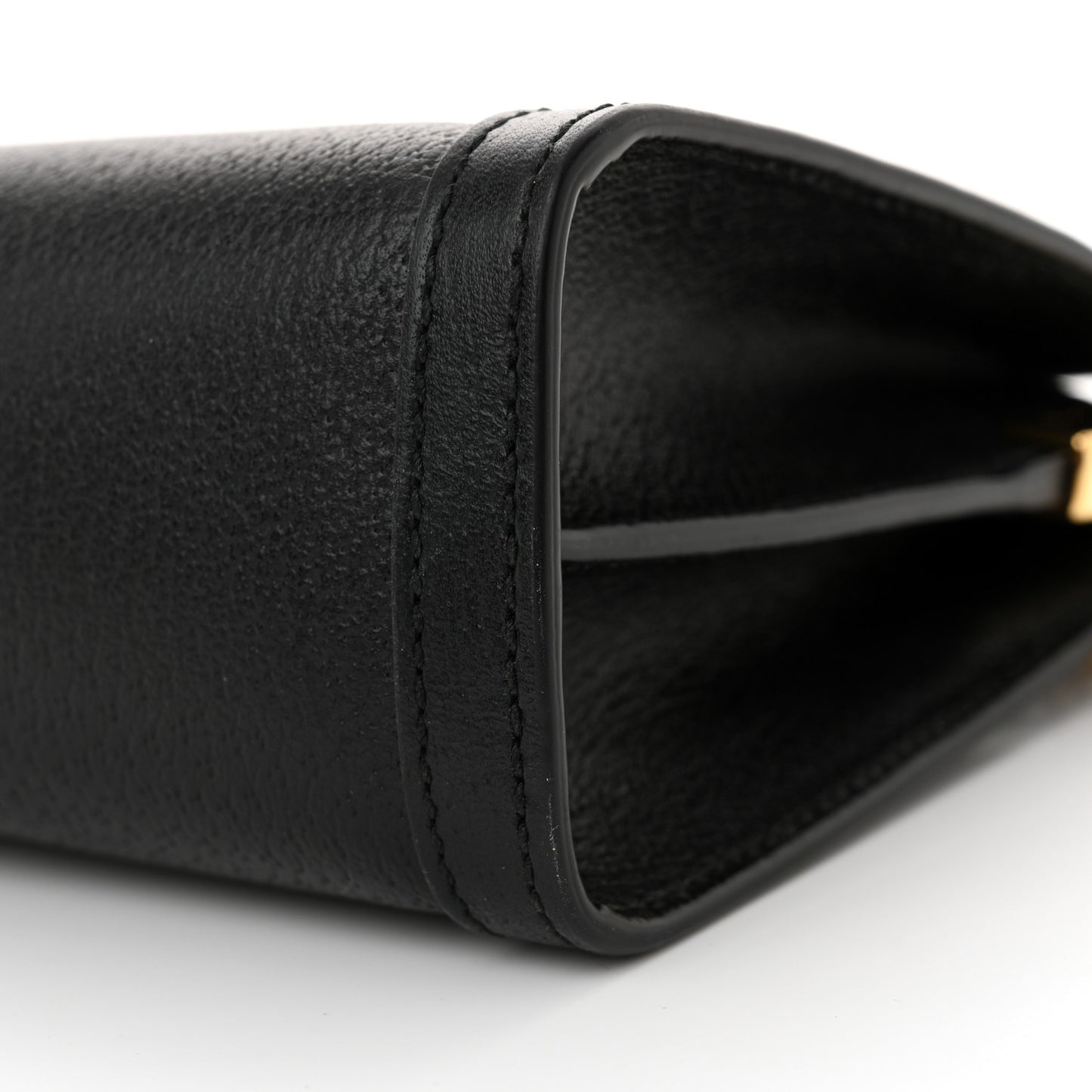 Calfskin GG Web Small Ophidia Chain Shoulder Bag Black