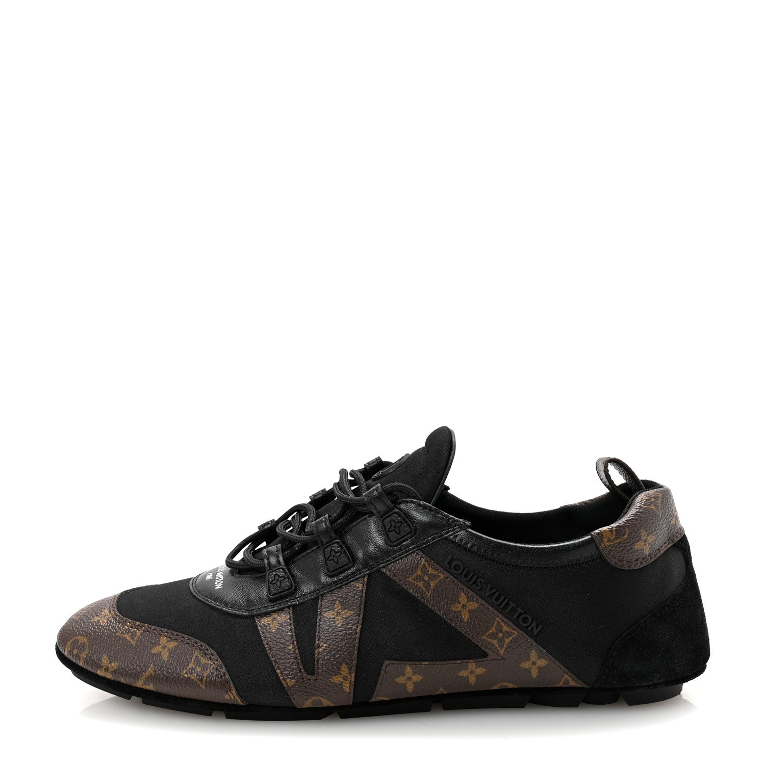 Louis Vuitton Monogram Calfskin Womens LV Sneakerina 40 Black 1 of 9