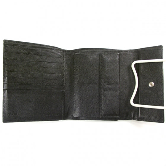 Nylon Bi-Fold Wallet Black