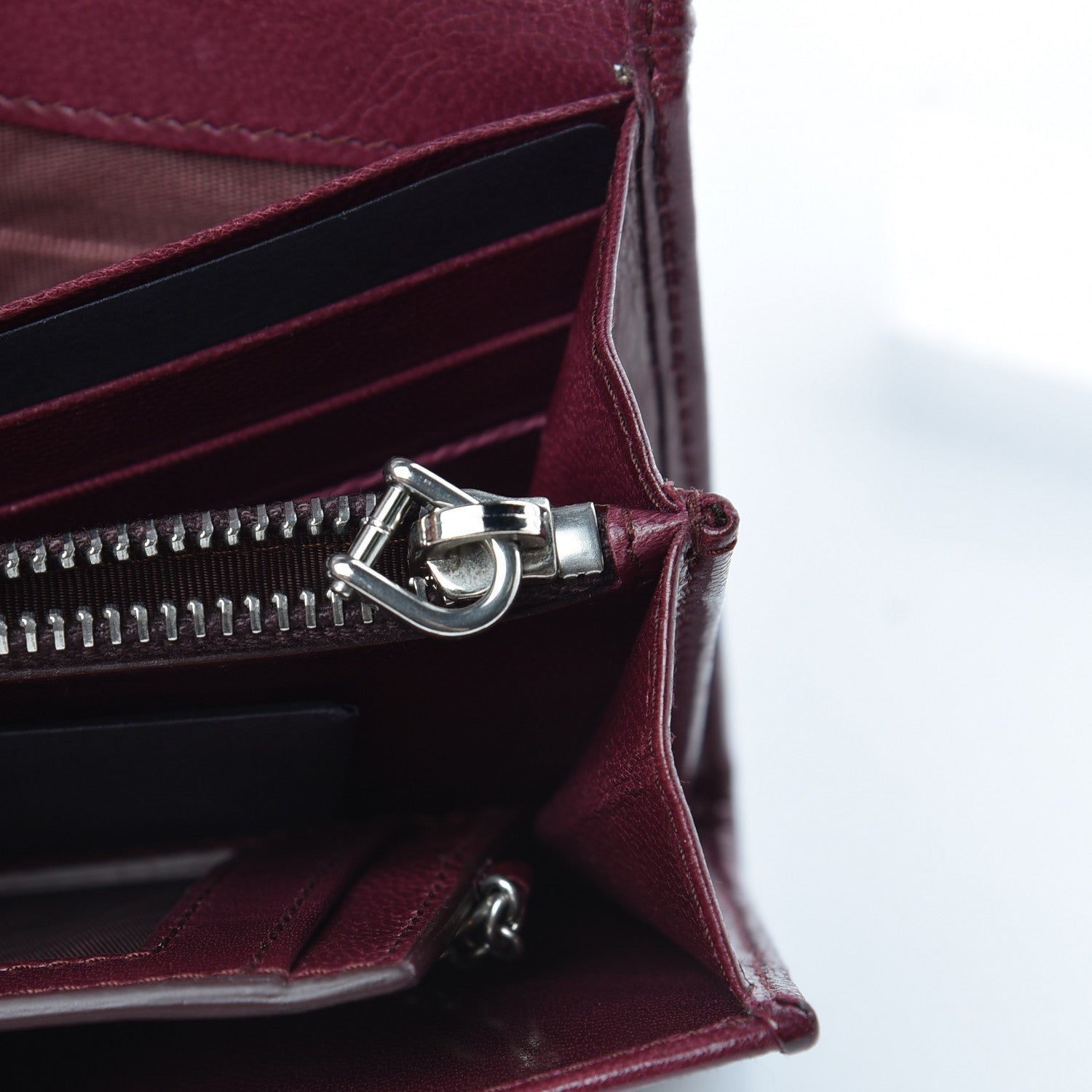 Prada Goatskin Woven Continental Flap Wallet Ribes 10 of 11