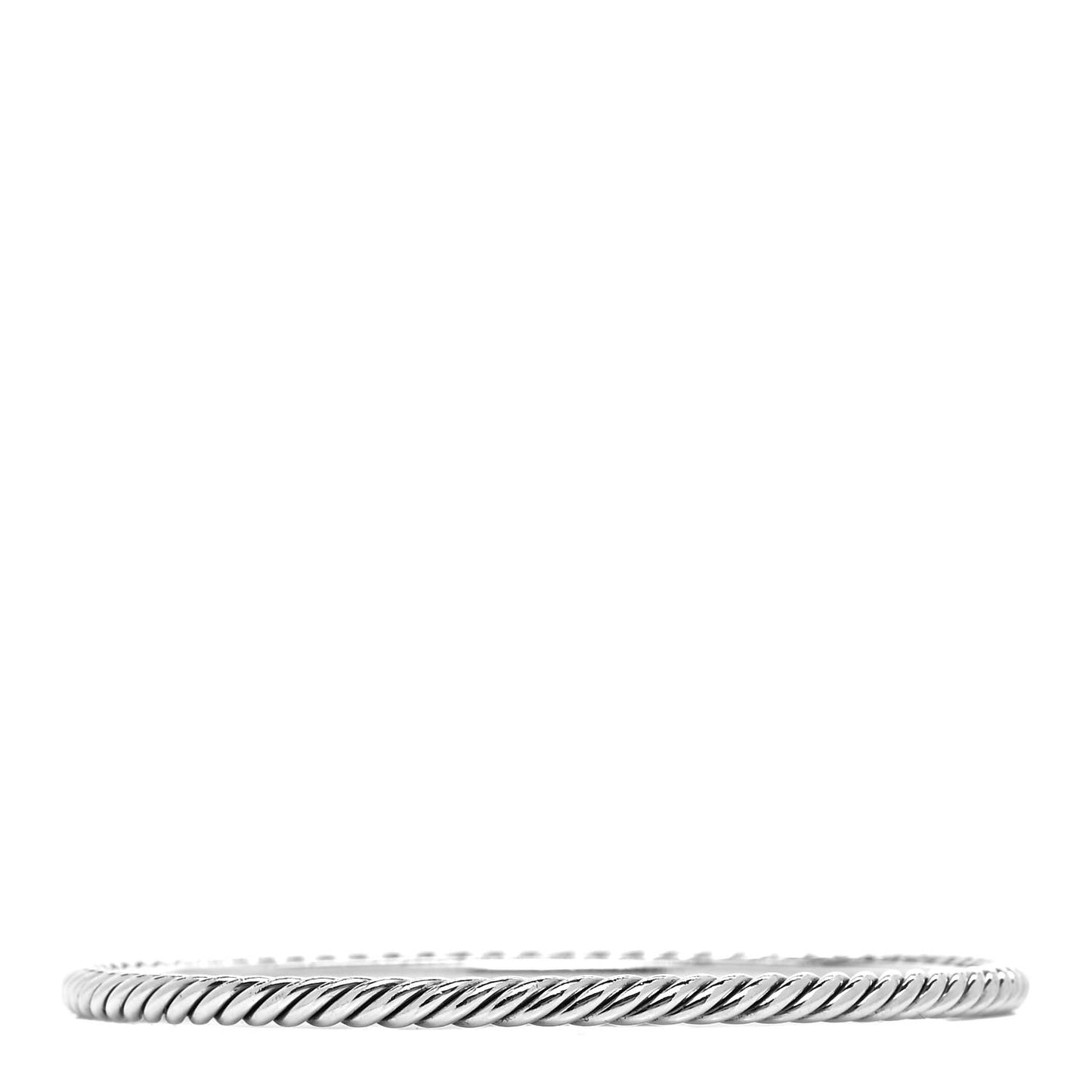 Sterling Silver 4mm Cable Classics Bangle Bracelet