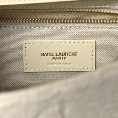 Saint Laurent Terry Patchwork Monogram Medium Jamie Tropical Sand 6 of 10