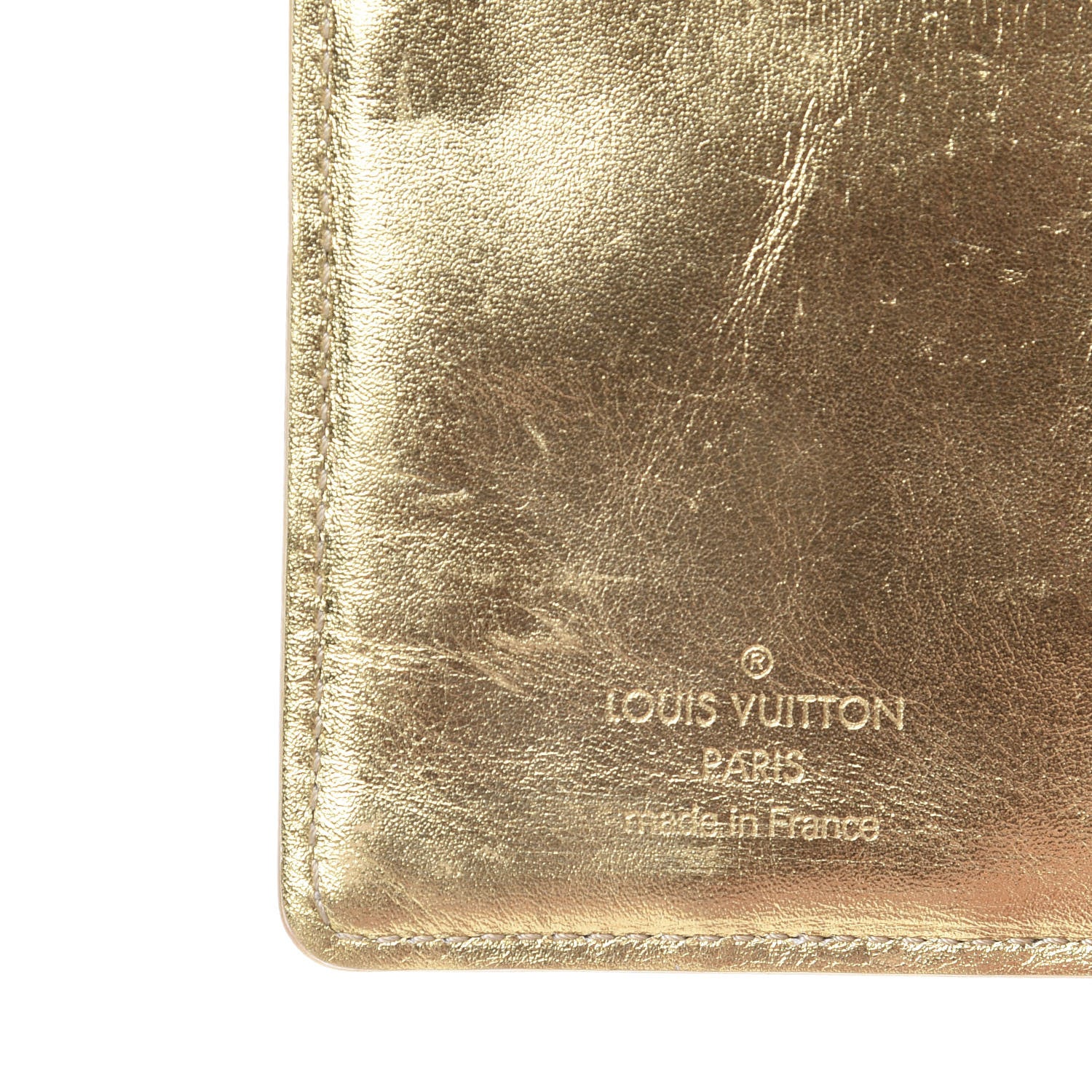Louis Vuitton Monogram Miroir Small Ring Agenda Gold 5 of 11