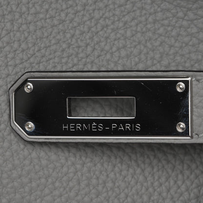 Hermes Togo Birkin 30 Gris Mouette 13 of 23