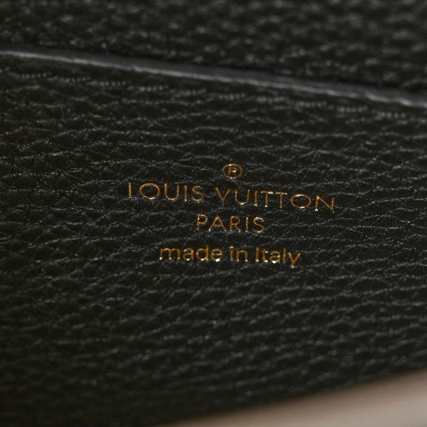 Louis Vuitton Grained Calfskin LV Pont 9 Soft PM Black 6 of 10