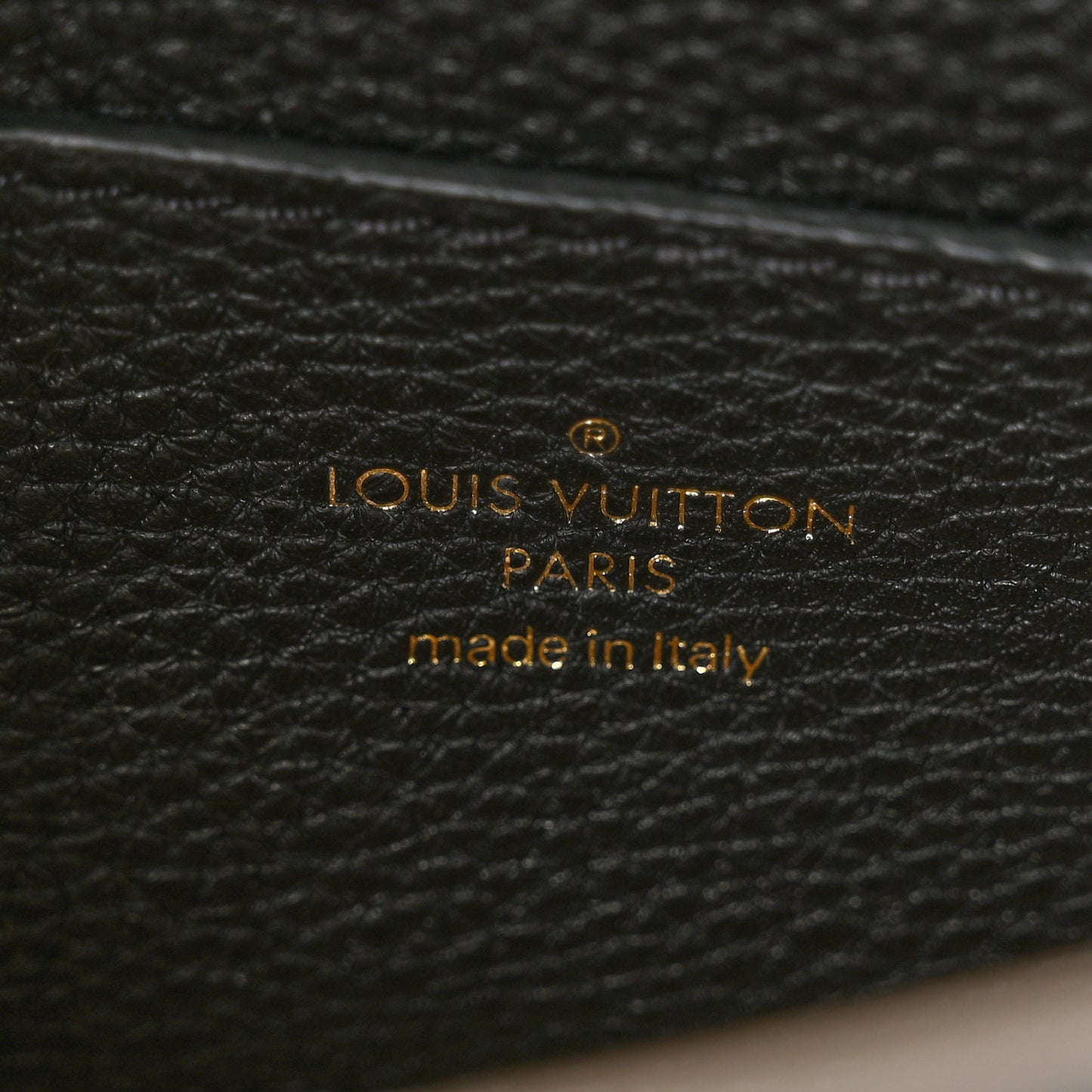 Grained Calfskin LV Pont 9 Soft PM Black