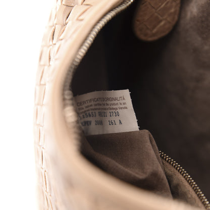 Bottega Veneta Nappa Snakeskin Intrecciato Medium Veneta Tiger Print Hobo Maple 9 of 11