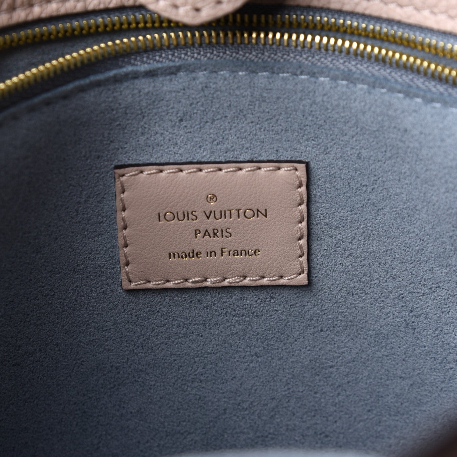 Louis Vuitton Calfskin Monogram On My Side PM Greige 5 of 9