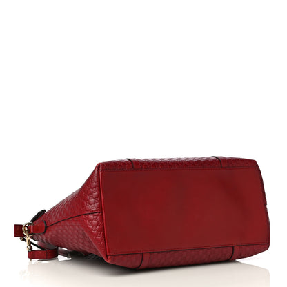 Gucci Soft Microguccissima Dome Satchel Red 4 of 18