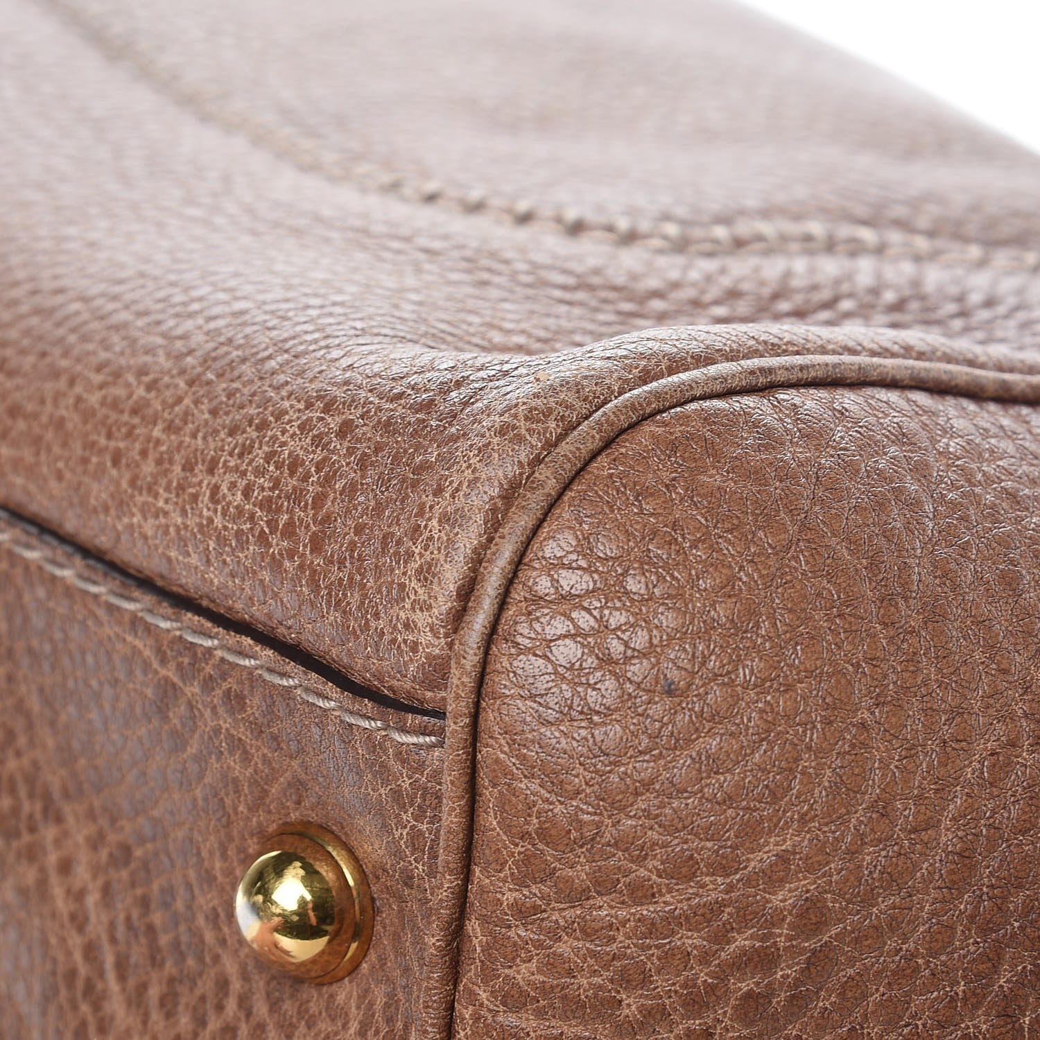 Gucci Calfskin Large New Pelham Shoulder Bag Brown 13 of 18