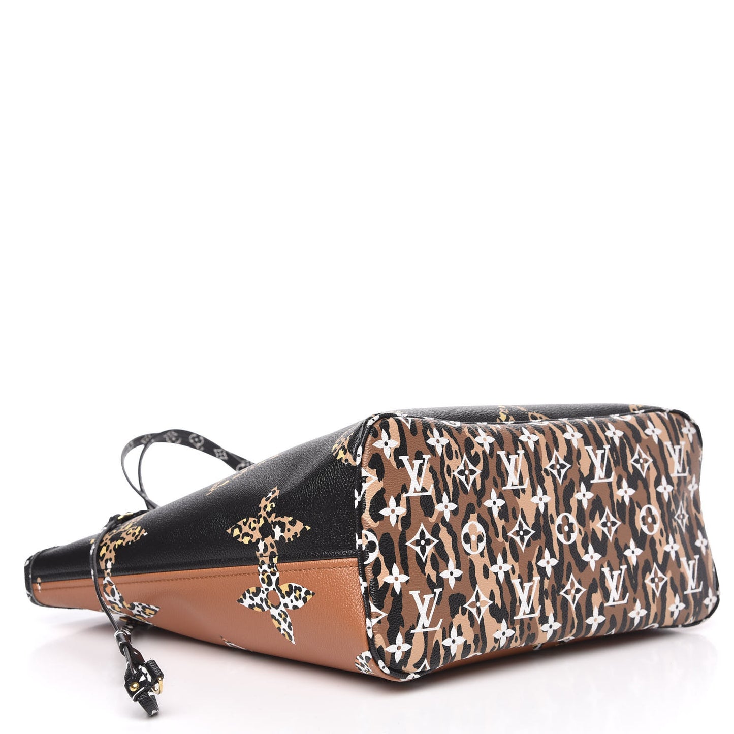 Monogram Giant Jungle Neverfull MM Black