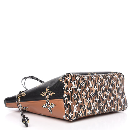 Louis Vuitton Monogram Giant Jungle Neverfull MM Black 4 of 13
