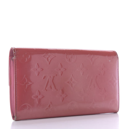Louis Vuitton Vernis Sarah Wallet Framboise 3 of 10