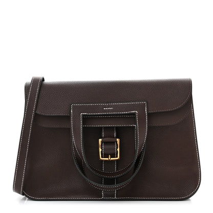 Hermes Barenia Faubourg Halzan 31 Ebene Cacao 1 of 11