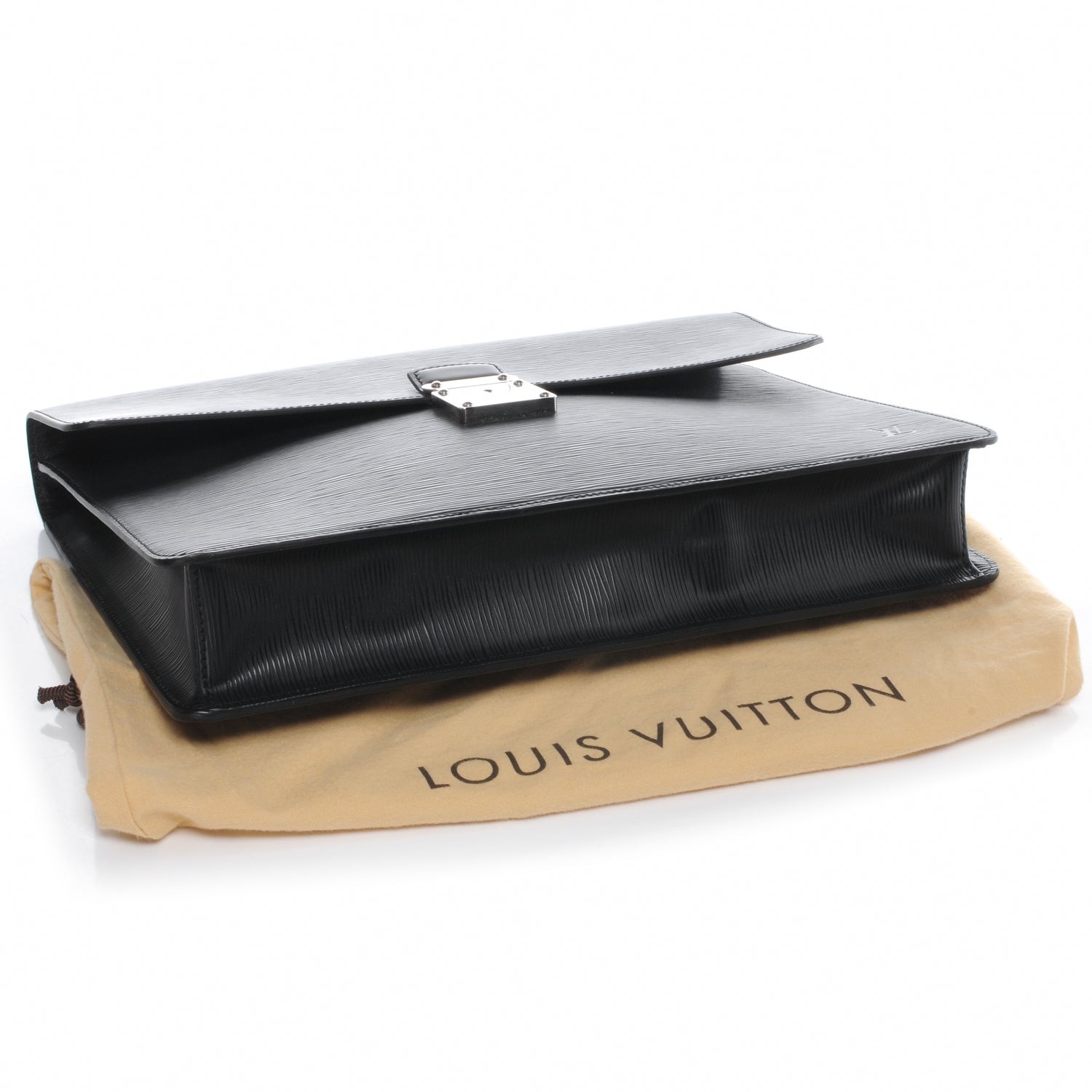 Louis Vuitton Epi Robusto 1 Compartment Briefcase Black 4 of 7
