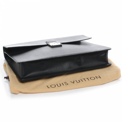 Louis Vuitton Epi Robusto 1 Compartment Briefcase Black 4 of 7