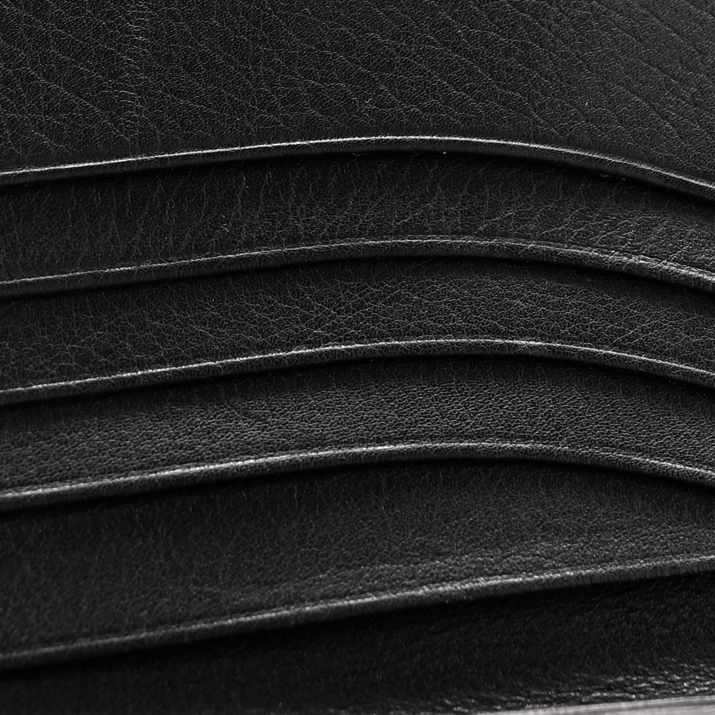 Calfskin Gancini French Wallet Black