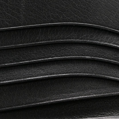 Salvatore Ferragamo Calfskin Gancini French Wallet Black 8 of 12