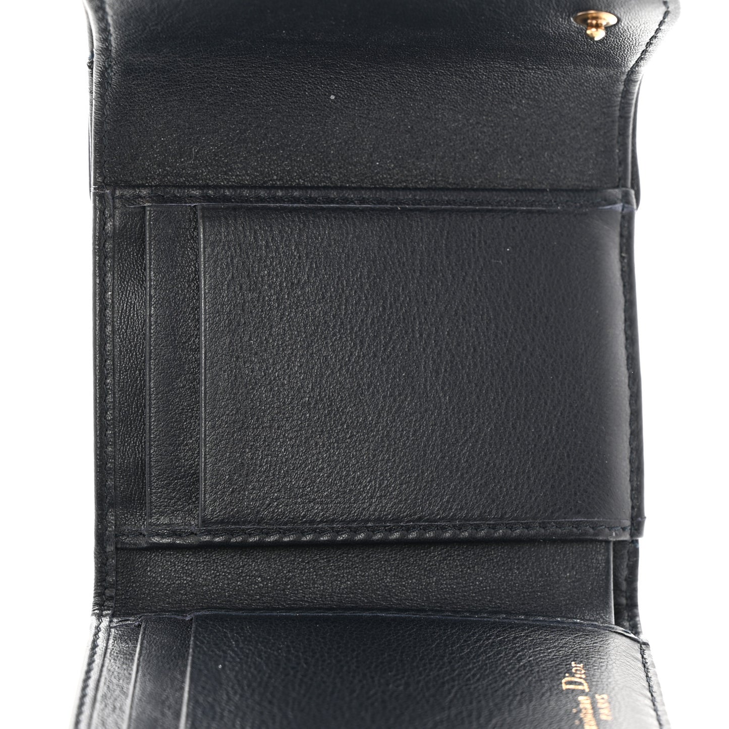 Oblique Saddle Lotus Wallet Blue