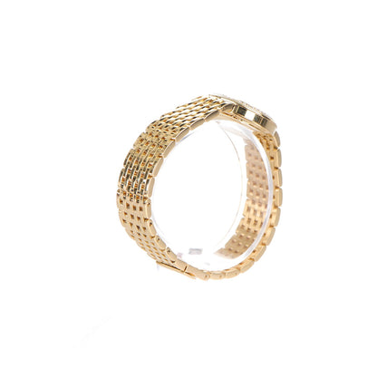 Tiffany 18K Yellow Gold Diamond Bezel 25mm Quartz Watch 5 of 9