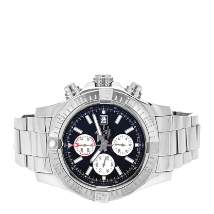 Breitling Stainless Steel 48mm Super Avenger Automatic Watch Volcano Black A13371 2 of 4